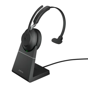 Jabra Evolve2 65/Mono/BT/Bezdrát/Stand/Černá