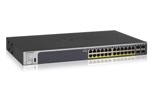 NETGEAR 24-Port Gigabit PoE+ Switch 4 SFP