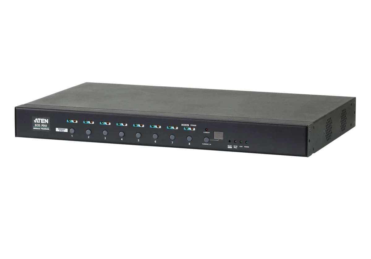 ATEN PDU 8x IEC320 C13+1xC19 over IP, 19",měření