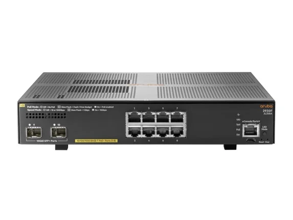 Aruba 2930F 8G PoE+ 2SFP+ switch