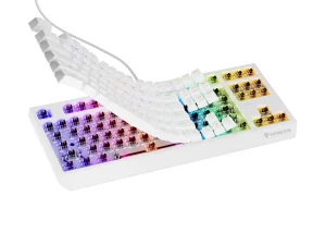 Genesis herní klávesnice THOR 230/TKL/RGB/Outemu Brown/Drátová USB/US layout/Bílá - obrázek 10