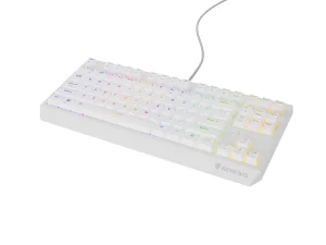 Genesis herní klávesnice THOR 230/TKL/RGB/Outemu Red/Drátová USB/US layout/Bílá - obrázek 2