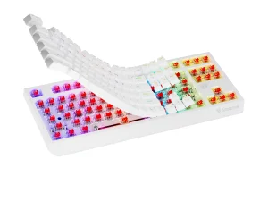 Genesis herní klávesnice THOR 230/TKL/RGB/Outemu Red/Drátová USB/US layout/Bílá - obrázek 8