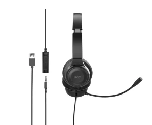 Acer Office Headset AHW154/Stereo/Jack/Drát/Černá - obrázek 5