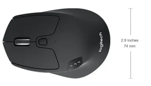 Logitech M720/Ergonomická/Optická/Pro praváky/1 000 DPI/Bezdrátová Bluetooth/Černá - obrázek 2