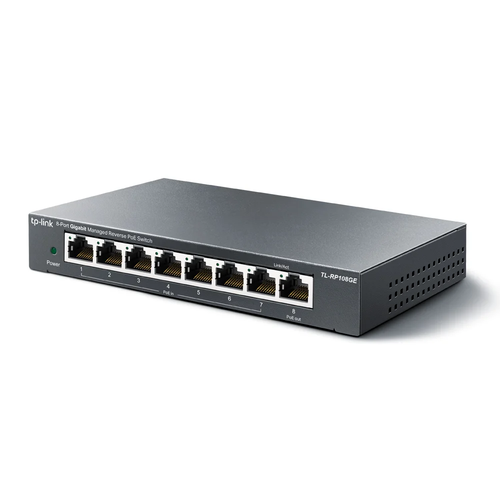 TP-Link TL-RP108GE easy smart switch 7x+1x Gb