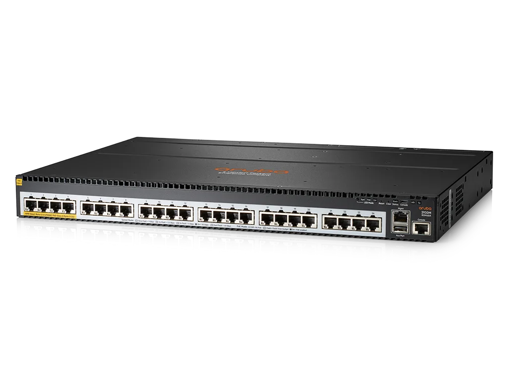HP Enterprise Aruba 2930M 24SR PoE Switch