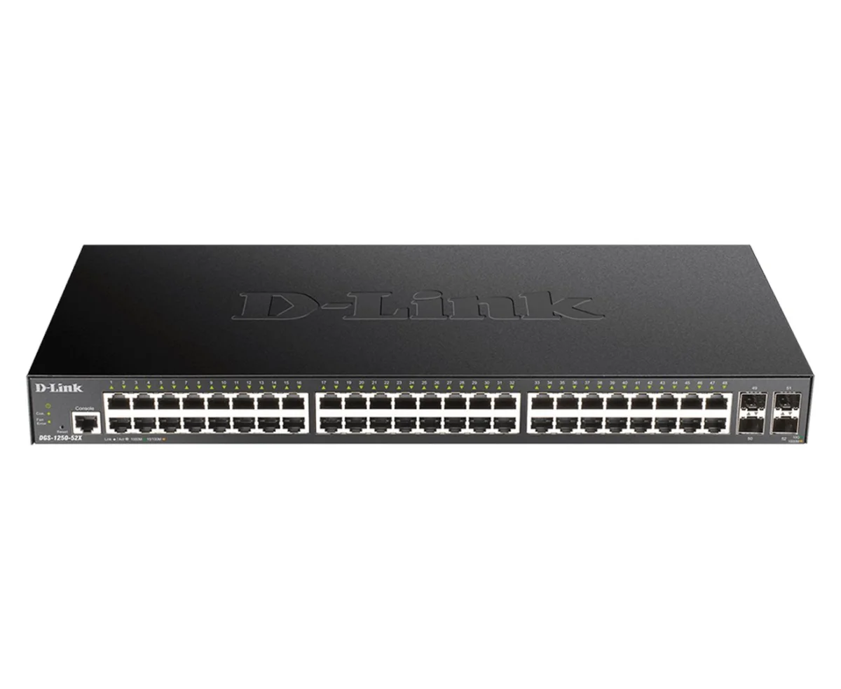 D-Link DGS-1250-52X 48x Gigabit Smart Switch