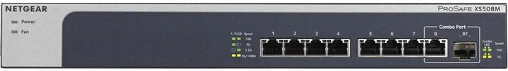 NETGEAR 8portový 10G/MultiGigabit nespravovaný switch