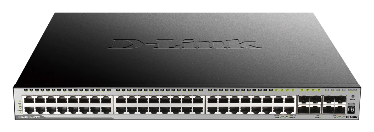 D-Link DGS-3630-52PC/SI L3 48x1Gb PoE 4x10G