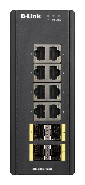 D-Link DIS-300G-12SW průmyslový switch Gigabit - obrázek 2