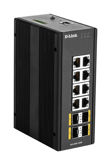 D-Link DIS-300G-12SW průmyslový switch Gigabit