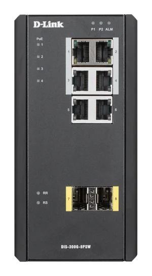 D-Link DIS-300G-8PSW průmyslový switch PoE - obrázek 9