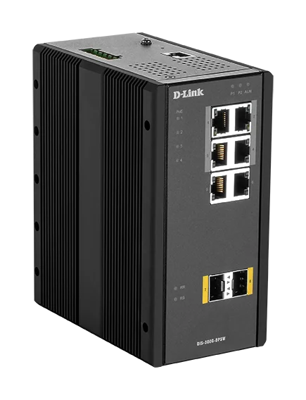 D-Link DIS-300G-8PSW průmyslový switch PoE