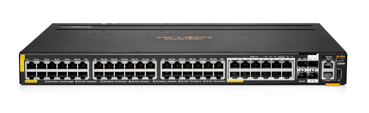 Aruba 6200M 36G 12SR5 CL6 PoE 4SFP+ Switch