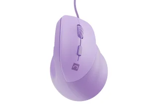 Vertikální myš Natec CRAKE 2 PRO/Vertikální/Optická/Pro praváky/12 400 DPI/Drátové USB-A/Fialová - obrázek 10
