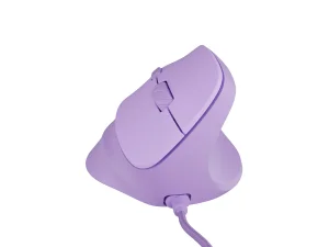 Vertikální myš Natec CRAKE 2 PRO/Vertikální/Optická/Pro praváky/12 400 DPI/Drátové USB-A/Fialová - obrázek 11