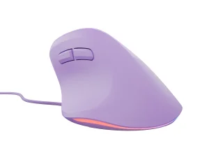 Vertikální myš Natec CRAKE 2 PRO/Vertikální/Optická/Pro praváky/12 400 DPI/Drátové USB-A/Fialová - obrázek 4
