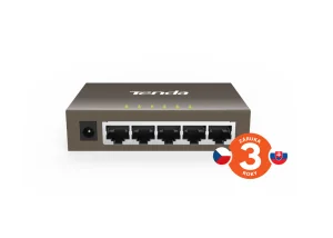 Tenda TEG1005D 5x 1000 Mbps Switch kovový