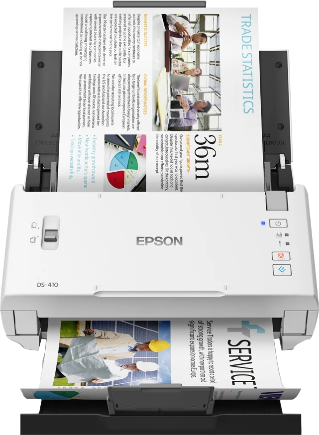 Epson WorkForce DS-410, A4, 1200 dpi, USB