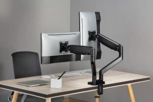 Držák monitoru Brateck LDT60-C024 dvě  ramena vedle sebe mechanická pružina Heavy Duty - obrázek 11