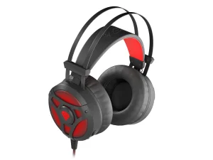 Herní sluchátka s mikrofonem Genesis Neon 360, Stereo, Vibrace, červené podsvícení - obrázek 4