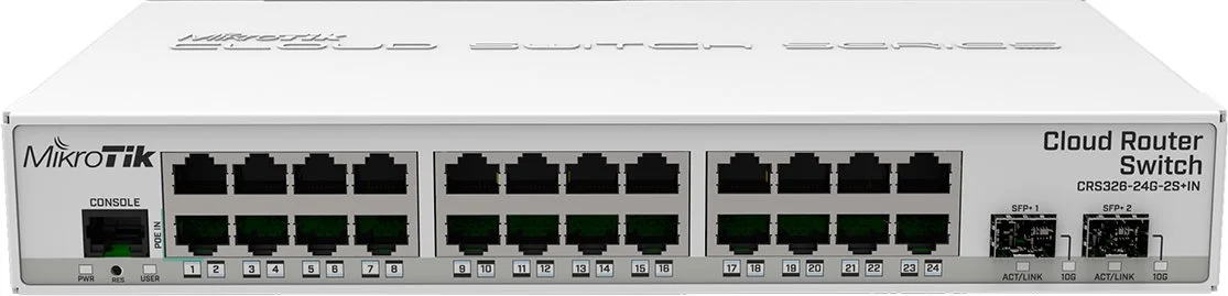 MikroTik CRS326-24G-2S+IN switch 24x GB