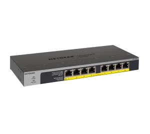 NETGEAR 8-port 10/100/1000Mbps Gigabit Ethernet, Flexible PoE, GS108LP - obrázek 3