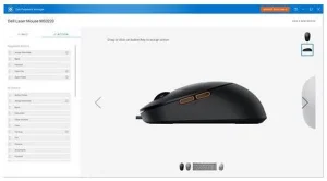 Dell MS3220/Kancelářská/Laserová/Pro praváky/3 200 DPI/Drátová USB/Černá - obrázek 4