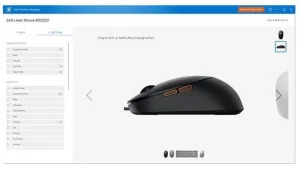Dell MS3220/Kancelářská/Laserová/3 200 DPI/Drátová USB/Šedá - obrázek 4