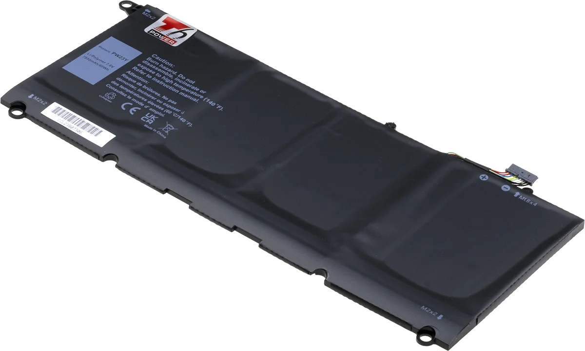 Baterie T6 Power Dell XPS 13 9360, XPS 9360, 7850mAh, 60Wh, 4cell, Li-pol