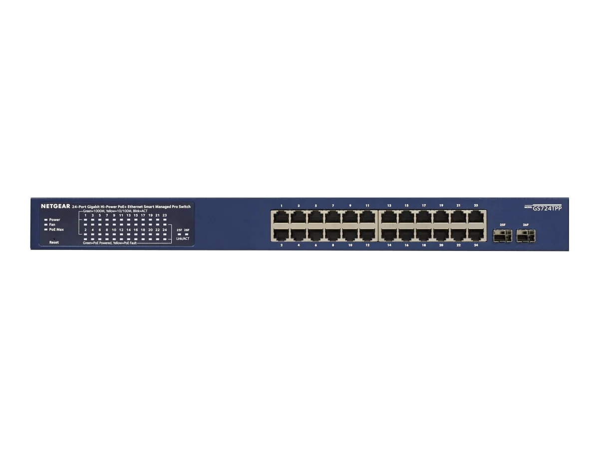NETGEAR 24P GE HI-POWER POE+ Smart Pro switch