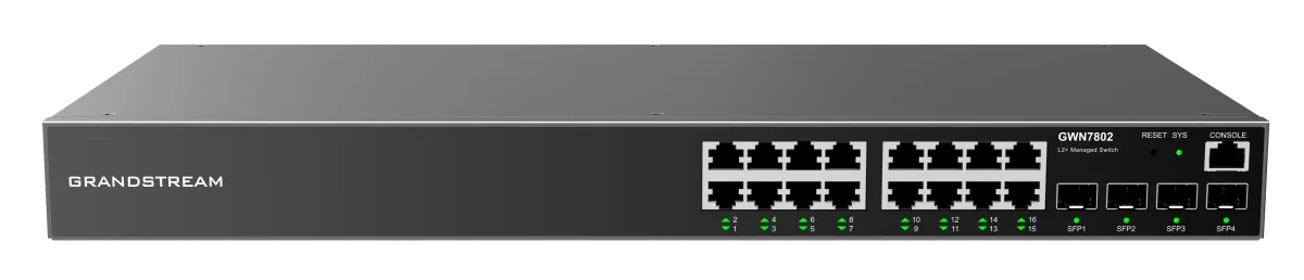 Grandstream GWN7802 L2+ Managed Switch 16x1Gb 4xSFP