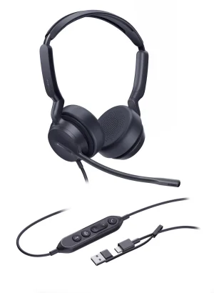 Yealink UH42 Dual Teams USB-C/A, drátová náhlavní - obrázek 3