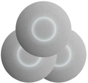 Ubiquiti kryt pro UAP-nanoHD, U6 Lite a U6+, motiv tkaniny, 3 kusy