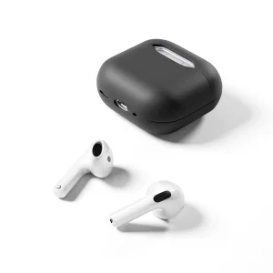 Epico kožené pouzdro pro AirPods 4/4 s ANC - černá - obrázek 2