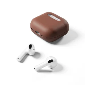 Epico kožené pouzdro pro AirPods 4/4 s ANC - hnědá - obrázek 3