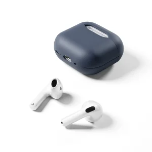 Epico kožené pouzdro pro AirPods 4/4 s ANC - modrá - obrázek 2