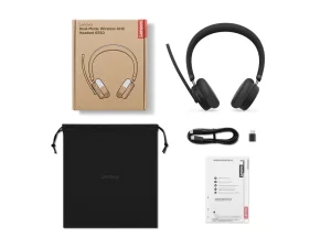 Lenovo Dual-Mode Wireless ANC Headset 6550/ANC/USB-C/BT/MS/černá - obrázek 4