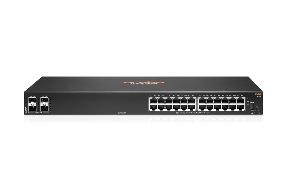 HP Aruba 6100 24G 4SFP+ switch