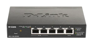 D-Link DGS-1100-05PDV2 5-Port Gigabit PoE Smart Managed Switch with 1 PD port