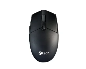 C-TECH WLM-06S-B/Kancelářská/Optická/Pro praváky/1 600 DPI/Bezdrátová USB/Černá - obrázek 2