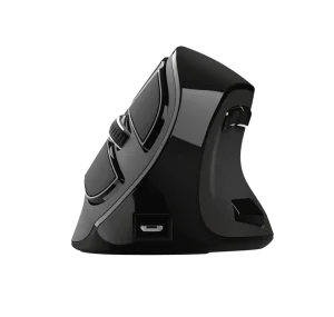 TRUST VOXX/Vertikální/Optická/Pro praváky/2 400 DPI/Bezdrátová USB/Černá - obrázek 2