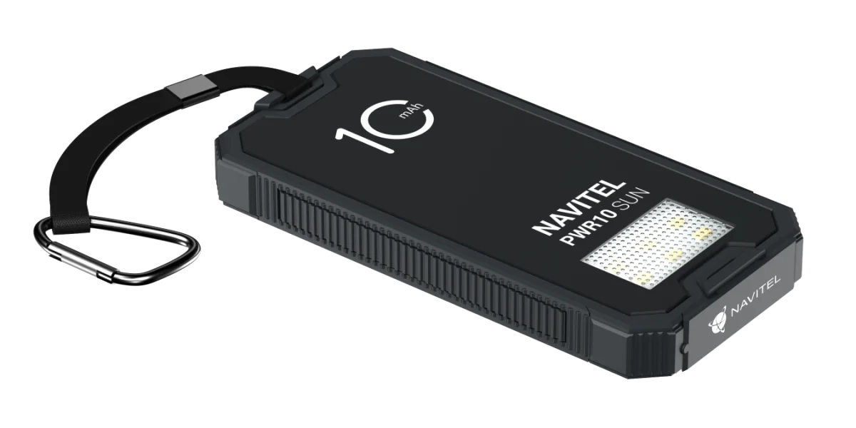 NAVITEL PWR10 SUN powerbanka se solárním nabíjením - kapacita 10000 mAh