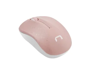 Natec optická myš TOUCAN/1600 DPI/Cestovní/Optická/1 600 DPI/Bezdrátová USB/Bílá-růžová - obrázek 4