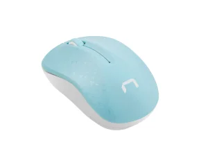 Natec optická myš TOUCAN/1600 DPI/Cestovní/Optická/1 600 DPI/Bezdrátová USB/Bílá-modrá - obrázek 2