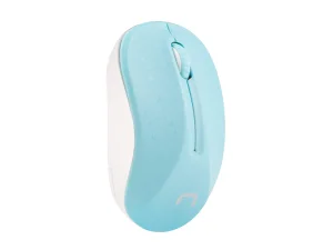 Natec optická myš TOUCAN/1600 DPI/Cestovní/Optická/1 600 DPI/Bezdrátová USB/Bílá-modrá - obrázek 4