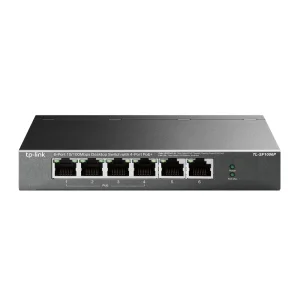 TP-link TL-SF1006P 6x10/100 (4xPOE+) 67W kovový CCTV switch - obrázek 2