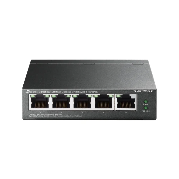 TP-Link TL-SF1005LP switch 5x10/100 4xPoE 41W