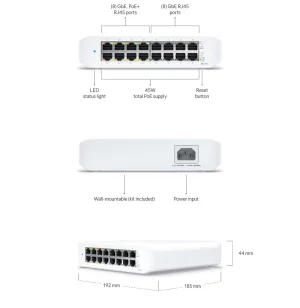 Ubiquiti USW-Lite-16-PoE - obrázek 3